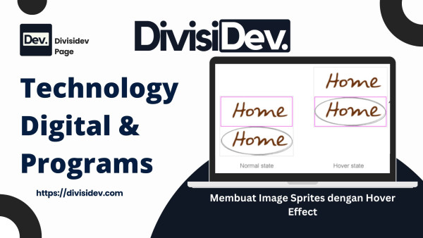Tutorial Coding CSS: Membuat Image Sprites dengan Hover Effect pada Menu Navigasi